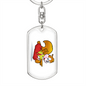 Squirrel - Luxury Dog Tag Keychain