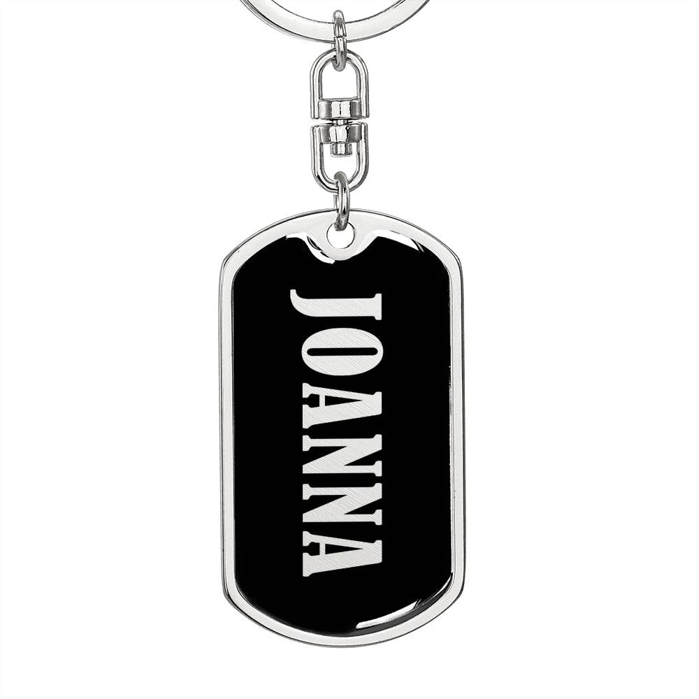 Joanna v02 - Luxury Dog Tag Keychain