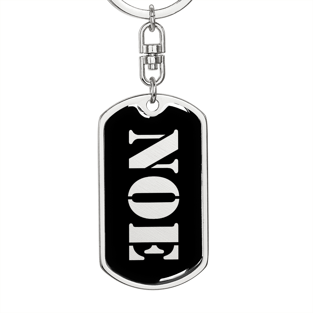 Noe v2 - Luxury Dog Tag Keychain