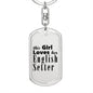English Setter - Luxury Dog Tag Keychain