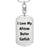Love My African Butter Catfish - Luxury Dog Tag Keychain