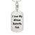 Love My African Butterfly Fish - Luxury Dog Tag Keychain