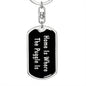 Puggle's Home v2 - Luxury Dog Tag Keychain