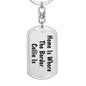 Border Collie's Home - Luxury Dog Tag Keychain