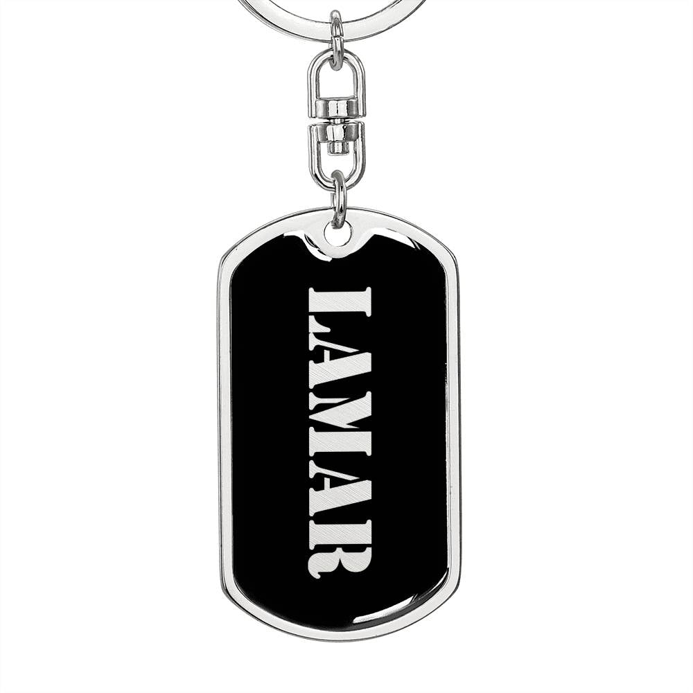 Lamar v3 - Luxury Dog Tag Keychain