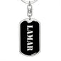 Lamar v3 - Luxury Dog Tag Keychain