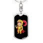 Knight 05-2 - Luxury Dog Tag Keychain