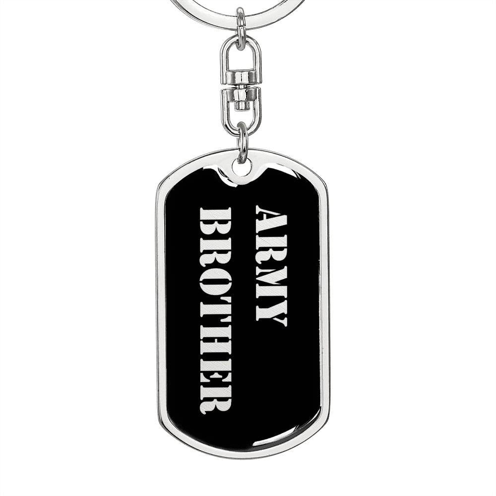 Army Brother v2 - Luxury Dog Tag Keychain