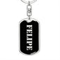 Felipe v3 - Luxury Dog Tag Keychain