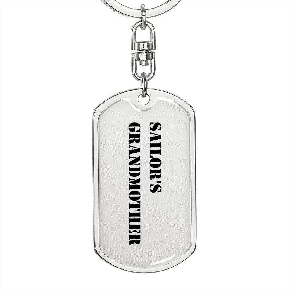 Sailor's Grandmother - Luxury Dog Tag Keychain