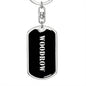 Woodrow v3 - Luxury Dog Tag Keychain