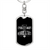Only The Coolest Dads Have Beards & Tats - Luxury Dog Tag Keychain