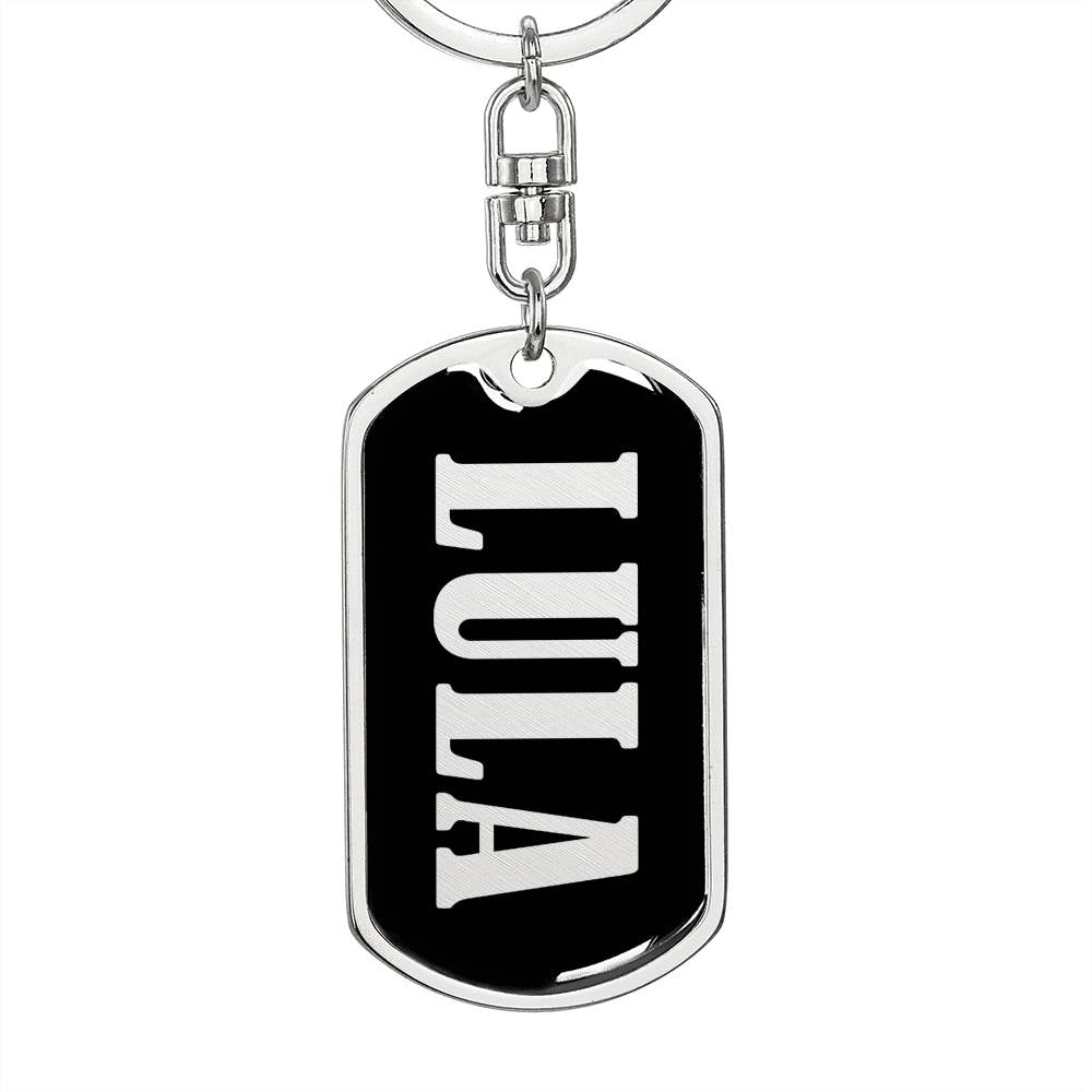 Lula v02 - Luxury Dog Tag Keychain