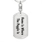 Puggle's Home - Luxury Dog Tag Keychain