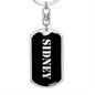 Sidney v3 - Luxury Dog Tag Keychain