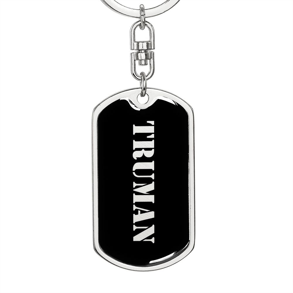 Truman v2 - Luxury Dog Tag Keychain