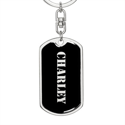 Charley v2 - Luxury Dog Tag Keychain