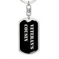 Veteran's Cousin v2 - Luxury Dog Tag Keychain