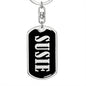 Susie v02 - Luxury Dog Tag Keychain