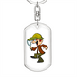 Detective - Luxury Dog Tag Keychain