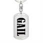 Gail v01 - Luxury Dog Tag Keychain