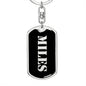 Miles v3 - Luxury Dog Tag Keychain