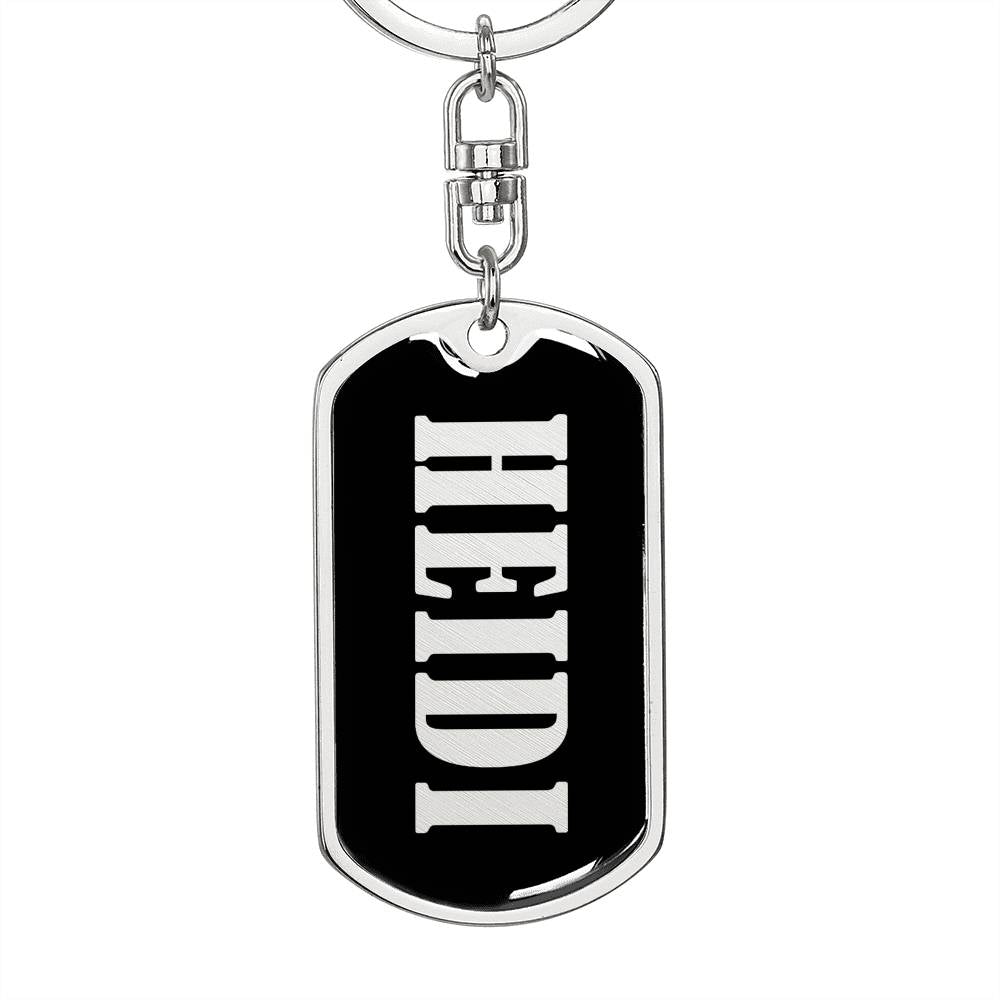 Heidi v02 - Luxury Dog Tag Keychain