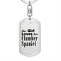 Clumber Spaniel - Luxury Dog Tag Keychain
