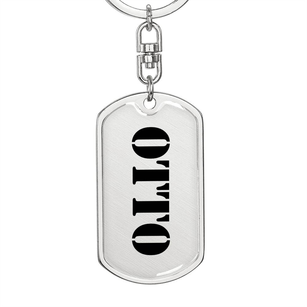 Otto - Luxury Dog Tag Keychain
