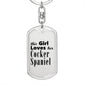 Cocker Spaniel - Luxury Dog Tag Keychain