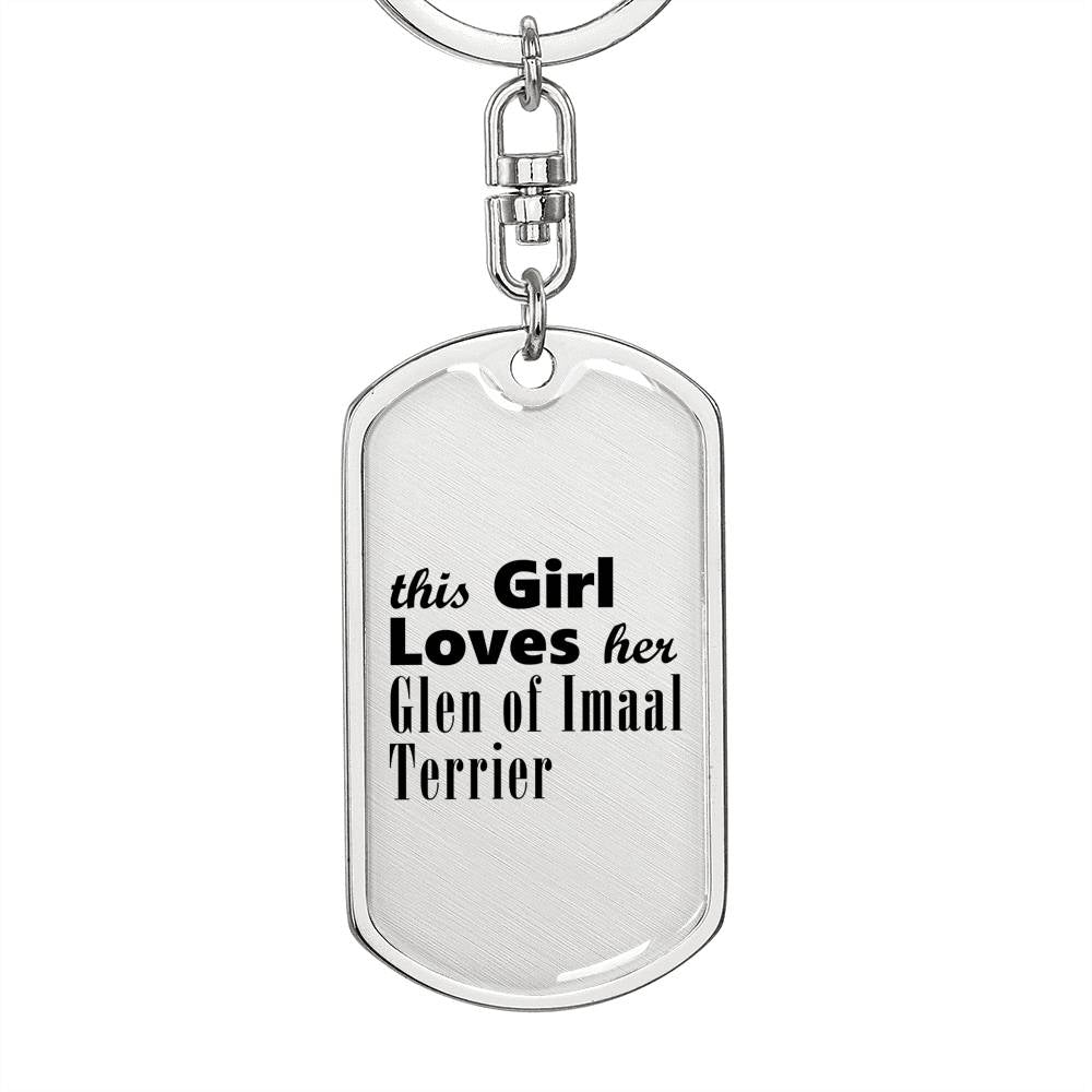 Glen of Imaal Terrier - Luxury Dog Tag Keychain