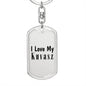 Love My Kuvasz - Luxury Dog Tag Keychain