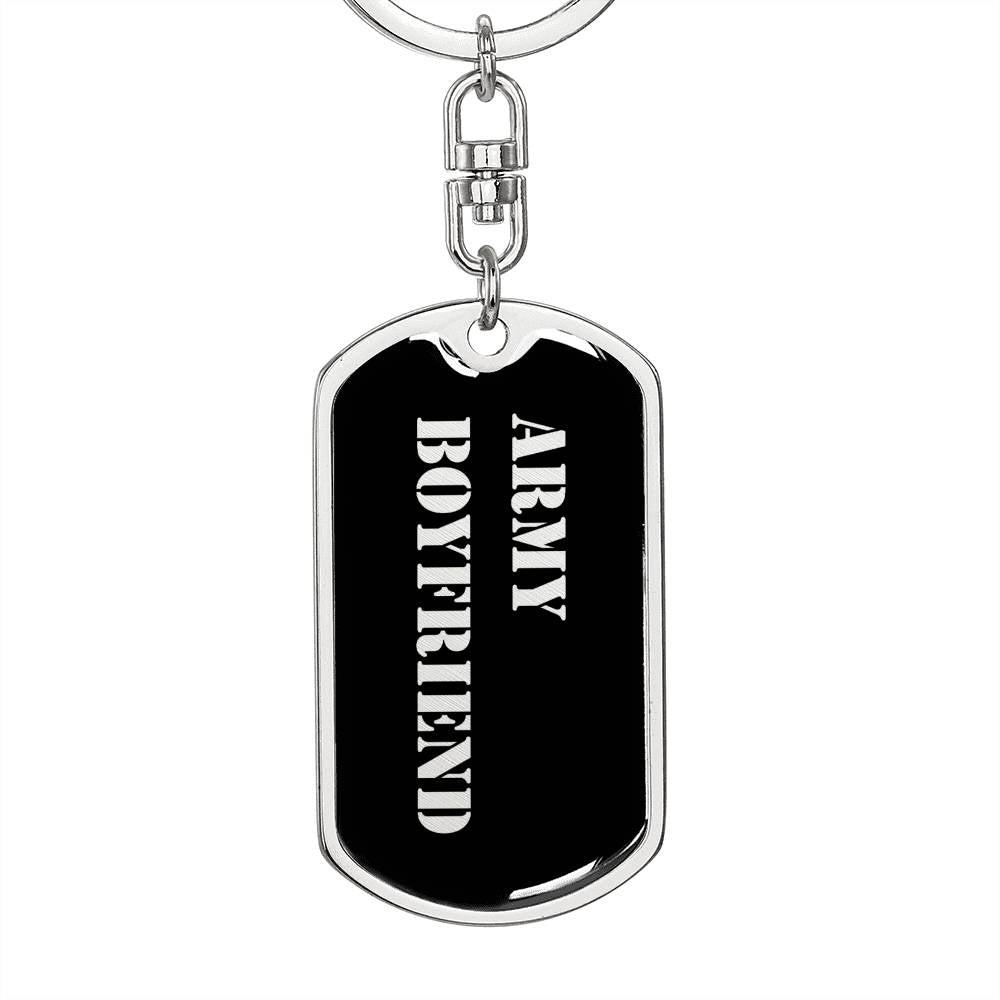 Army Boyfriend v2 - Luxury Dog Tag Keychain