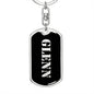 Glenn v3 - Luxury Dog Tag Keychain