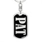 Pat v02 - Luxury Dog Tag Keychain