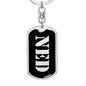 Ned v3 - Luxury Dog Tag Keychain