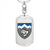 108th Mountain Assault Battalion (Ukraine) - Luxury Dog Tag Keychain