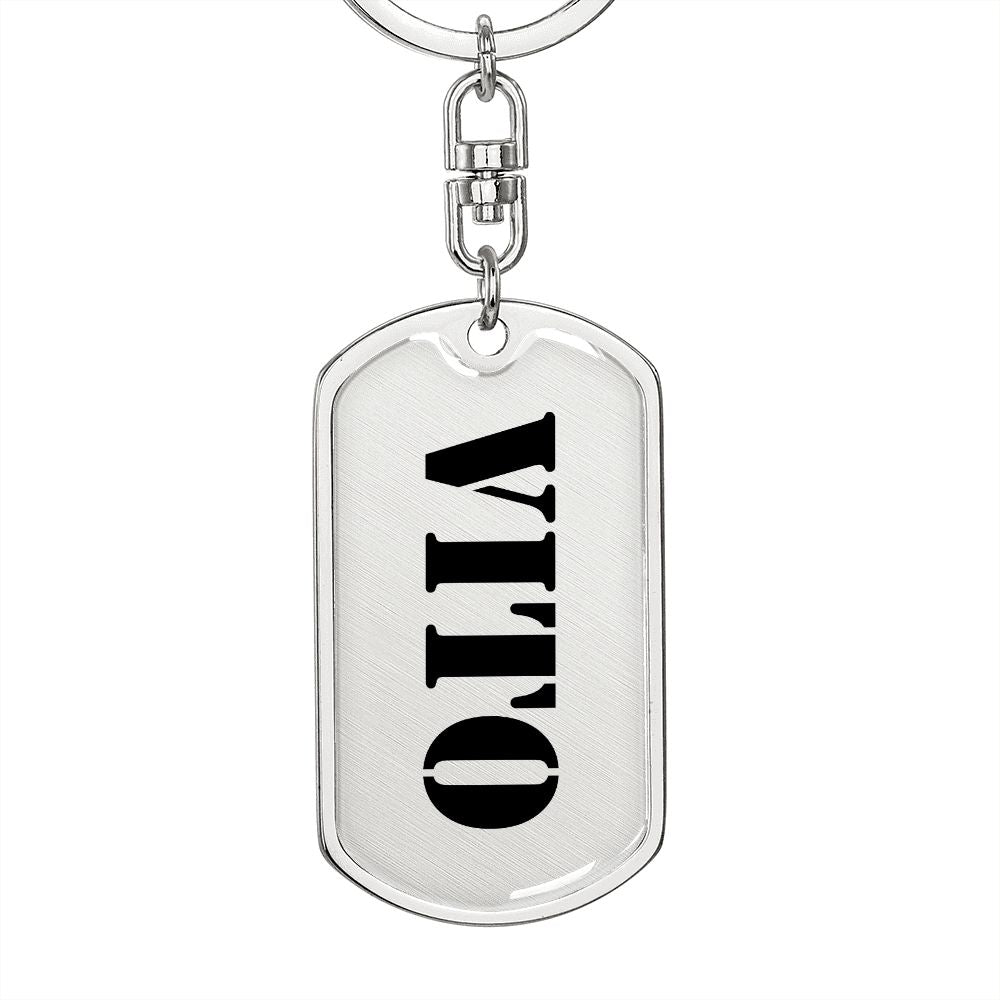 Vito - Luxury Dog Tag Keychain