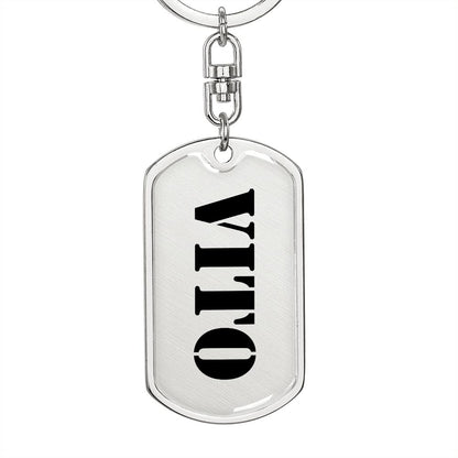 Vito - Luxury Dog Tag Keychain