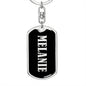 Melanie v02 - Luxury Dog Tag Keychain