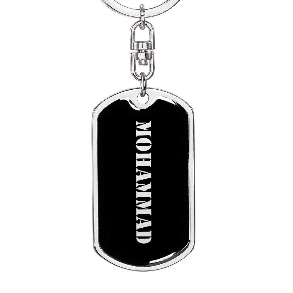 Mohammad v2 - Luxury Dog Tag Keychain