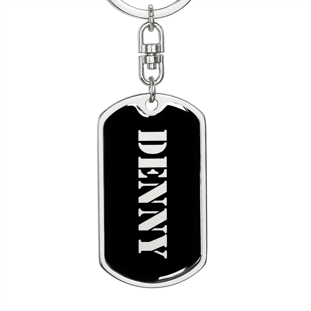 Denny v2 - Luxury Dog Tag Keychain