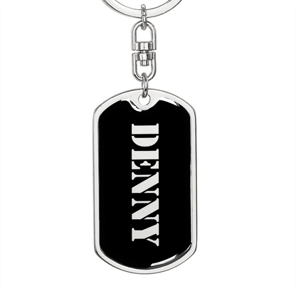 Denny v2 - Luxury Dog Tag Keychain