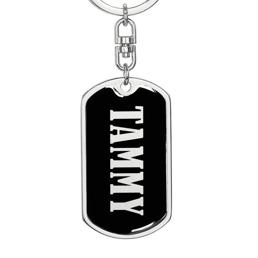 Tammy v02 - Luxury Dog Tag Keychain