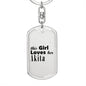 Akita - Luxury Dog Tag Keychain
