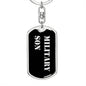 Military Son v2 - Luxury Dog Tag Keychain