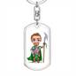 Knight 01 - Luxury Dog Tag Keychain