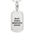 World's Greatest Administrative Assistant - Luxury Dog Tag Keychain