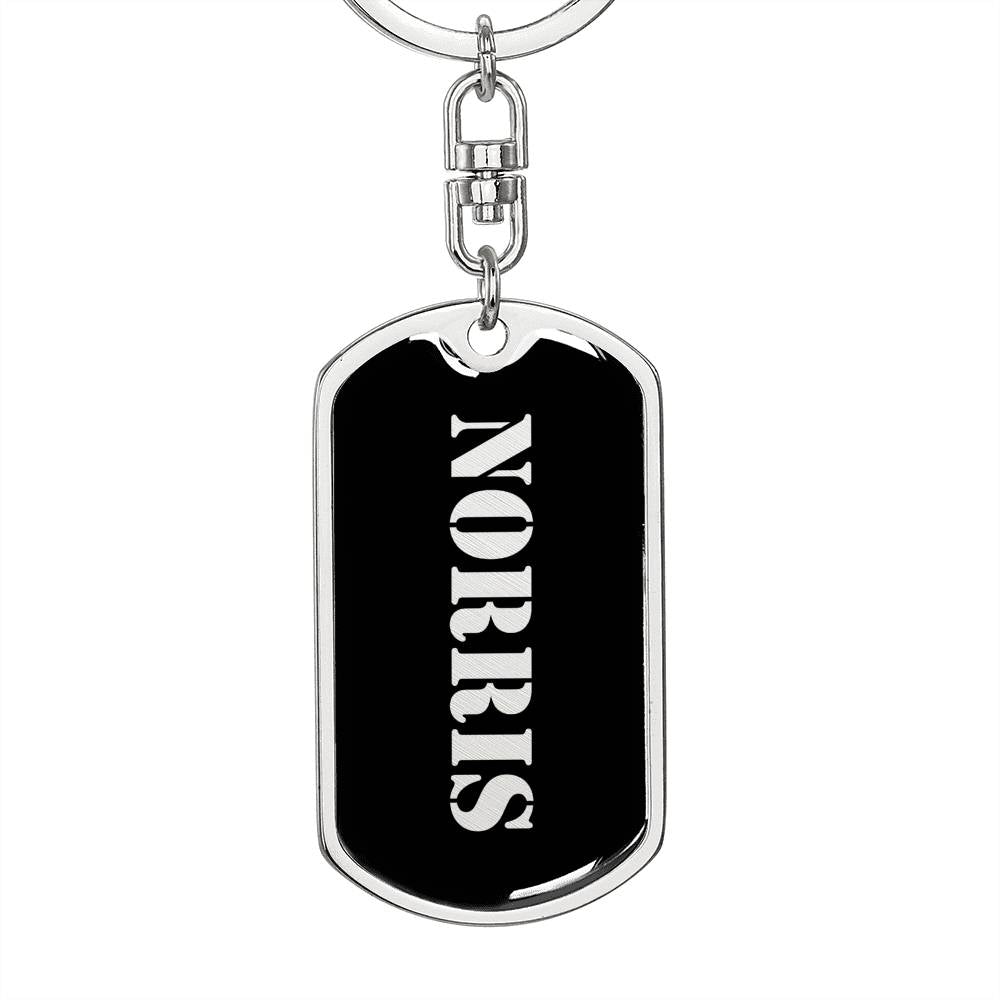 Norris v3 - Luxury Dog Tag Keychain