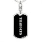Thaddeus v3 - Luxury Dog Tag Keychain